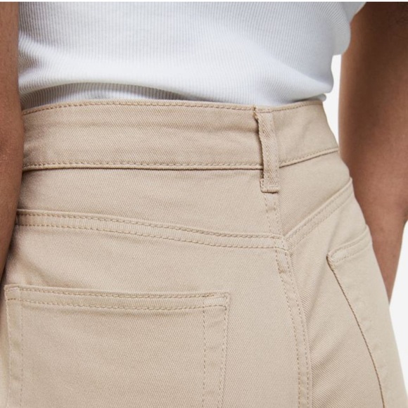 H&M Mom Loose Fit Twill Pants|Beige,size 12| - Picture 8 of 9